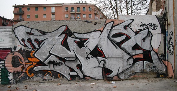 Scritta 3D :: Murales