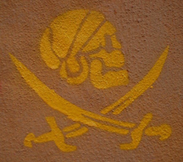 Teschio spade :: Murales