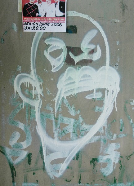 Volto in bianco :: Murales