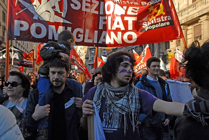 Partecipanti - Fotografia del No Berlusconi Day