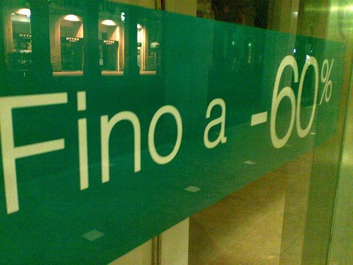 Saldi fino a 60%