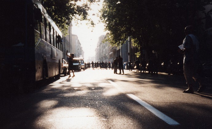 Forze dell'ordine :: Street Rave Parade - Bologna 1998