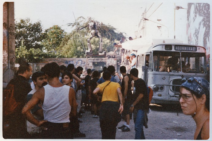 Ingresso Livello 57 :: Street Rave Parade - Bologna 1998