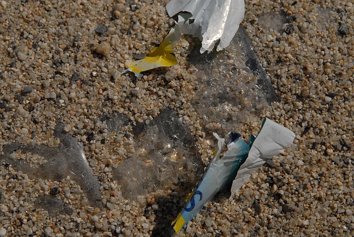 Bottiglia atterrata