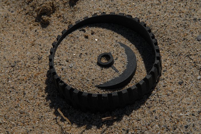 Ruota nera giocattolo